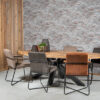 Industriële tafel MARCO mangohout ovaal