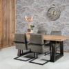 industriële eettafel buisstijl