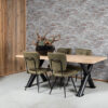 industriële eettafel buisstijl